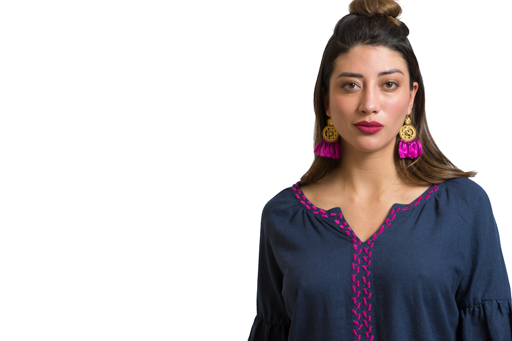 Bugambilia Linen Dress