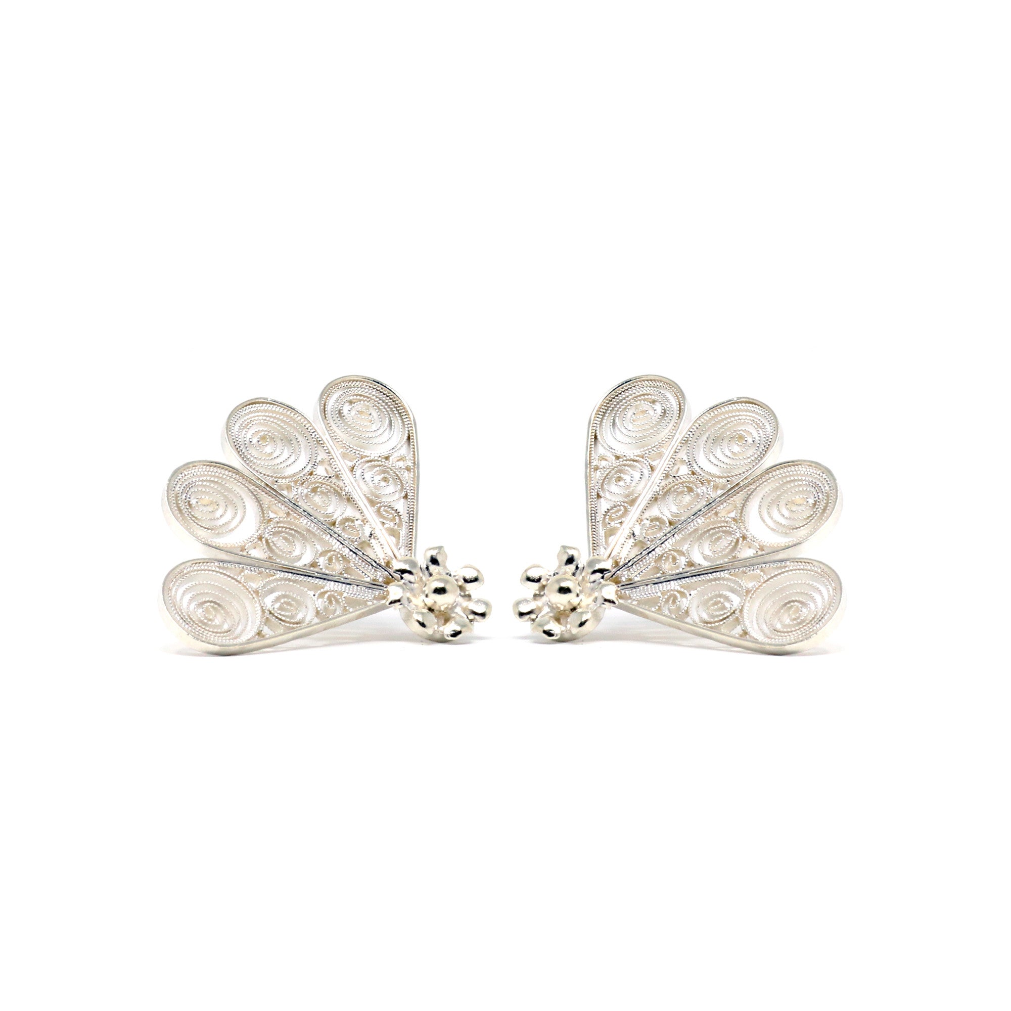 Abanico Filigree Fan Earrings