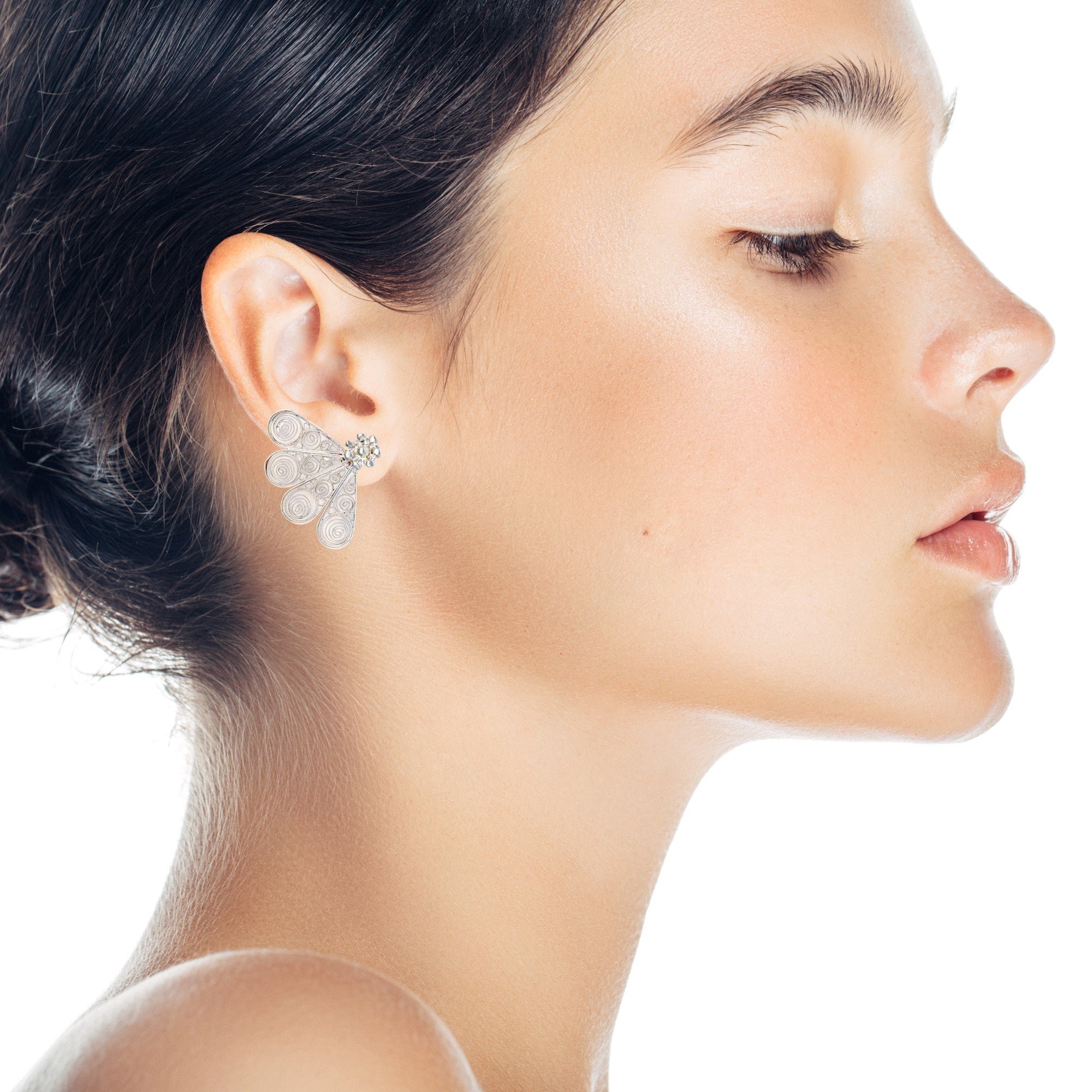 Abanico Filigree Fan Earrings