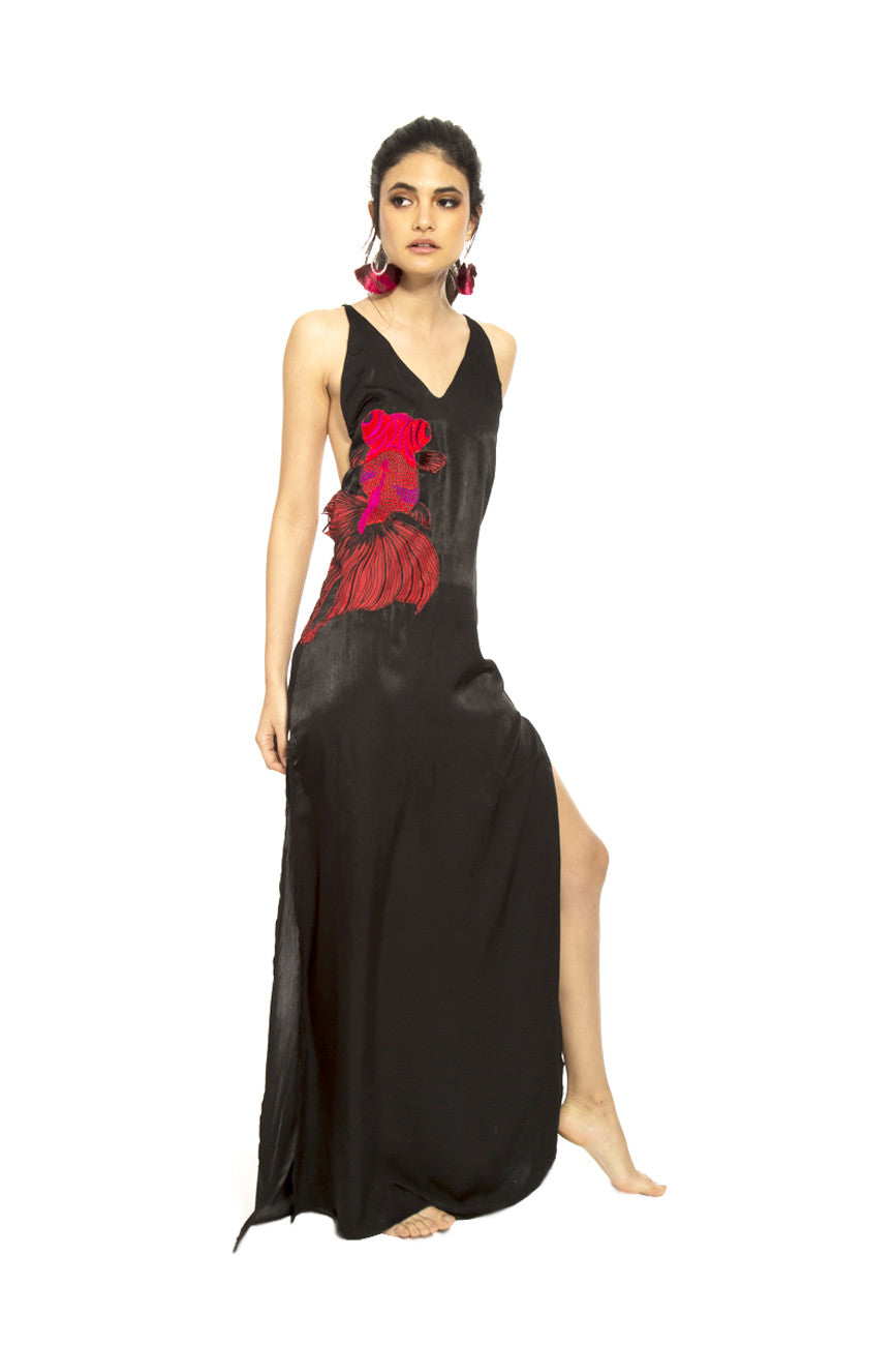 Koi Black Dress
