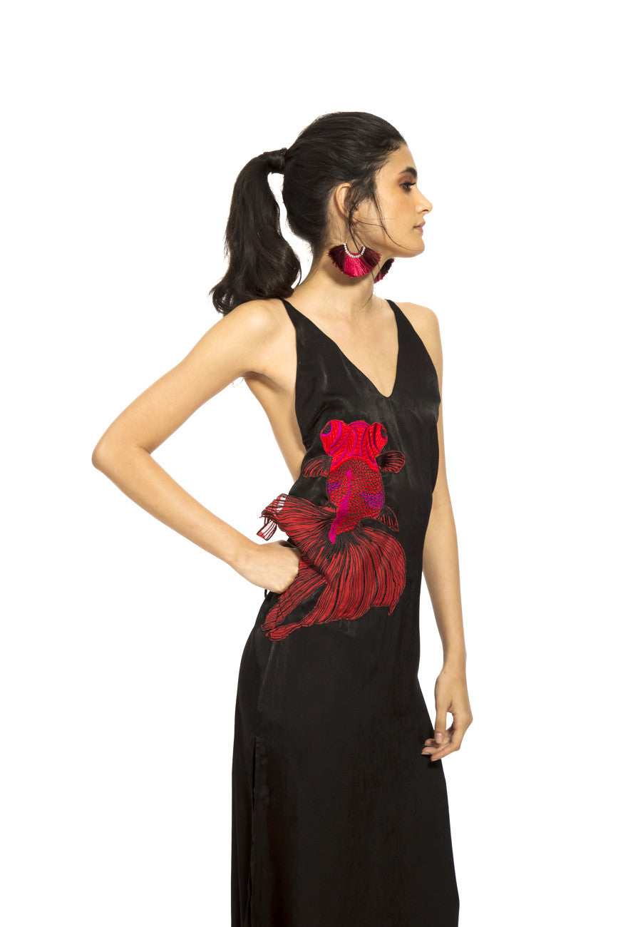 Koi Black Dress